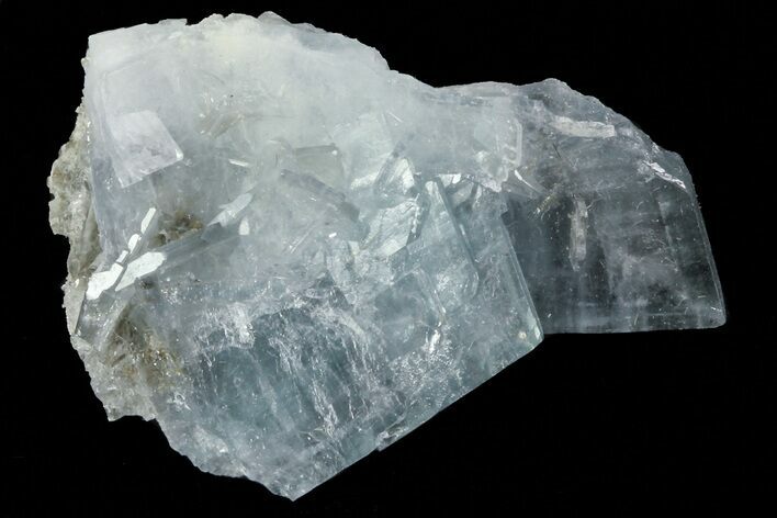 Tabular, Blue Barite Crystals - Spain #70215